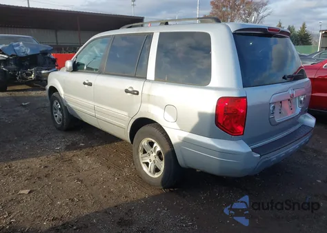 2004 Honda Pilot Ex-L from USA, damaged, VIN 2HKYF18734H598537